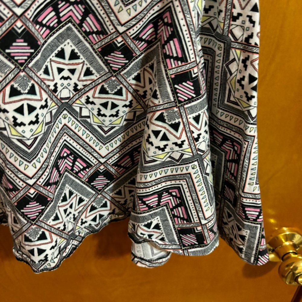Pink Victoria Secret Geometric Print Circle Skirt Size Small - Picture 5 of 12